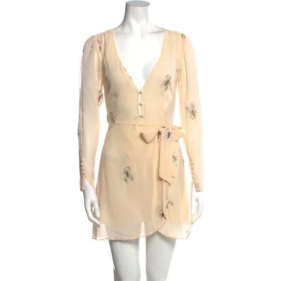 FOR LOVE & LEMONS SCORPION DRESS FREE PEOPLE REVOLVE STONE COLD FOX PLANET BLUE - Picture 6 of 14